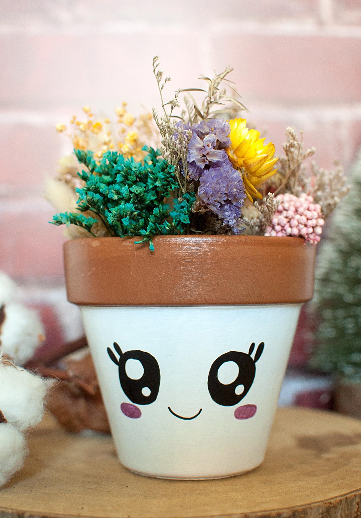 Pot de fleurs / cache pot en terre cuite : Ptitpot