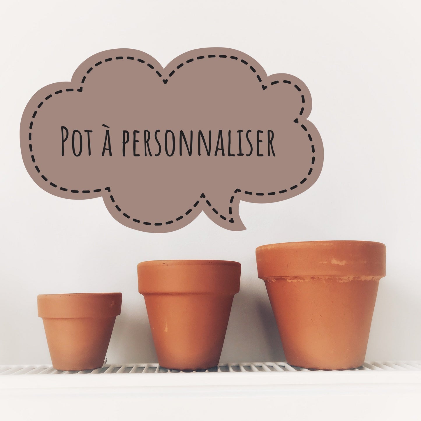 Pot de fleurs personnalisé : projet à définir ensemble [Cadeau original / Cadeau personnalisé]