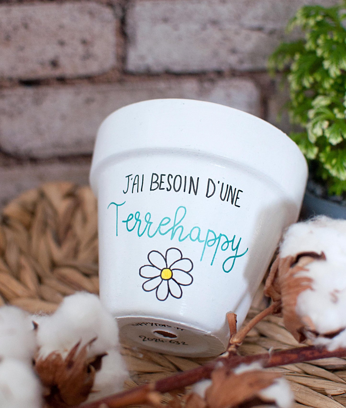 Cache pot / Pot de fleurs en terre cuite : J'ai besoin d'une Terrehappy