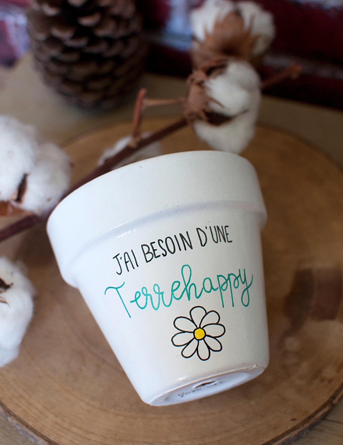 Cache pot / Pot de fleurs en terre cuite : J'ai besoin d'une Terrehappy