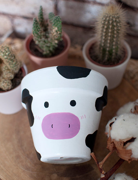 Cache pot / Pot de fleur en terre cuite : Cow'Pot