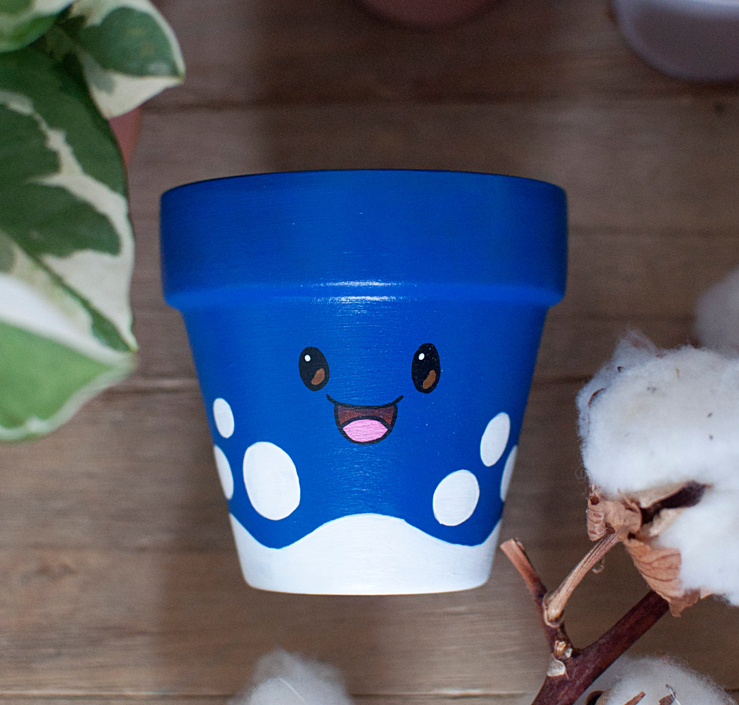 Pot en terre cuite / cache pot : Bubbleman