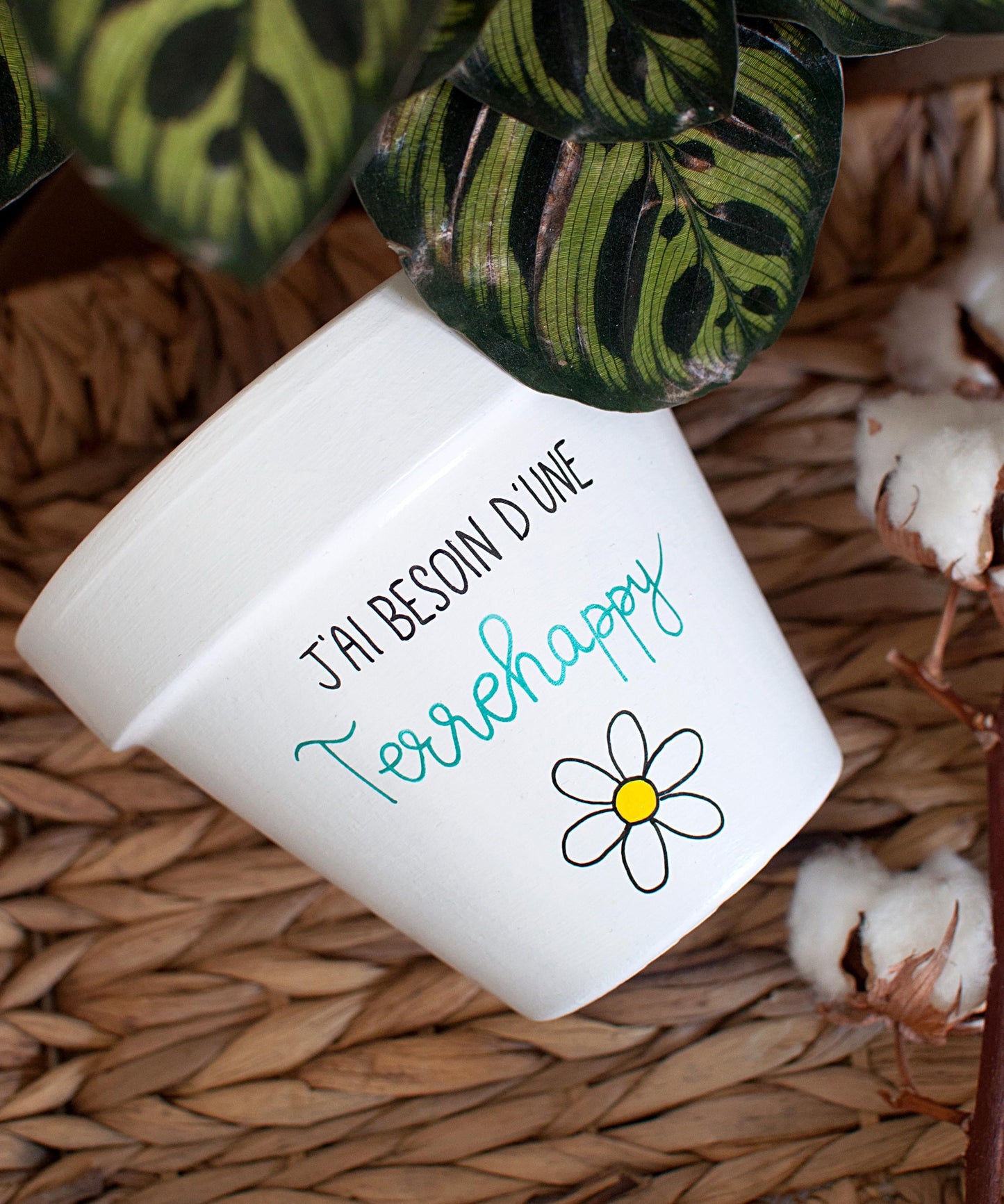Cache pot / Pot de fleurs en terre cuite : J'ai besoin d'une Terrehappy